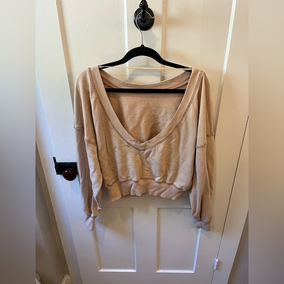 Free People Take Me Back Pullover Sweatshirt - Picture 9 of 11